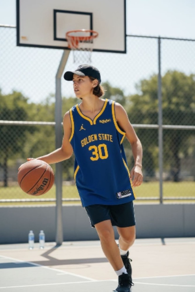 Golden State Warriors Stephen Curry Statement Edition Jersey Size Large