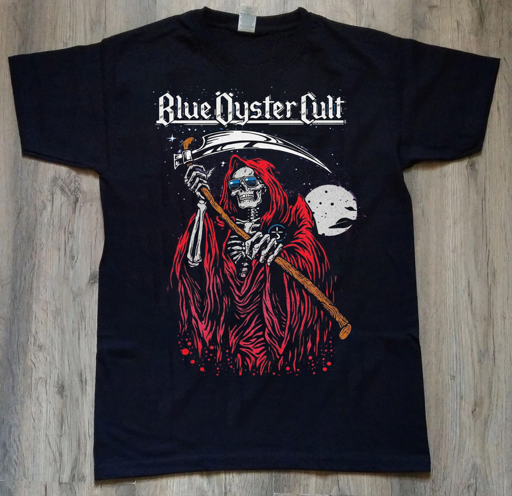 Rare Blue Oyster Cult Concert Poster Black All Size S-5XL Shirt BT673