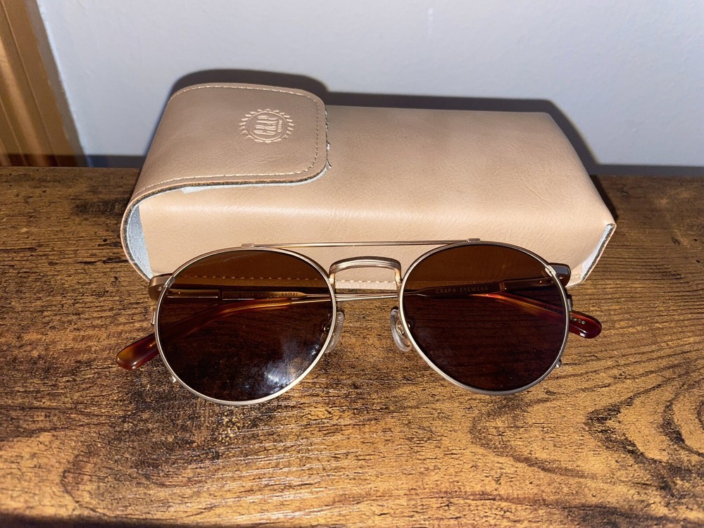 Crap Eyewear Sunglasses . Includes Case Only Worn 1 Time Amazing Condition