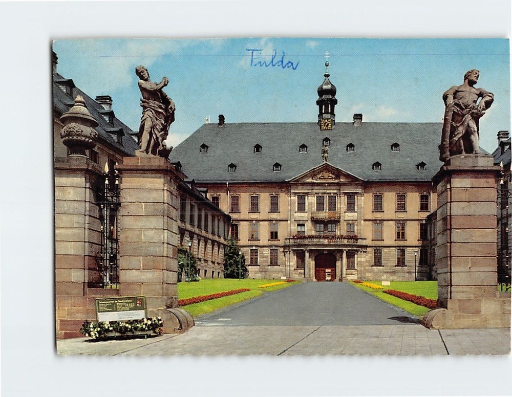 Postcard Fulda City Palace Germany