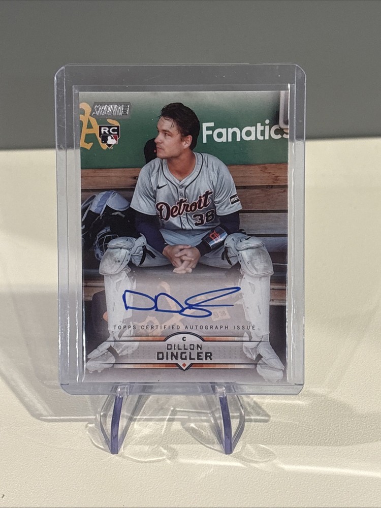 2025 Topps Stadium Club Rookie On Card Auto Dillon Dingler RC #SCBA-DD Tigers GC