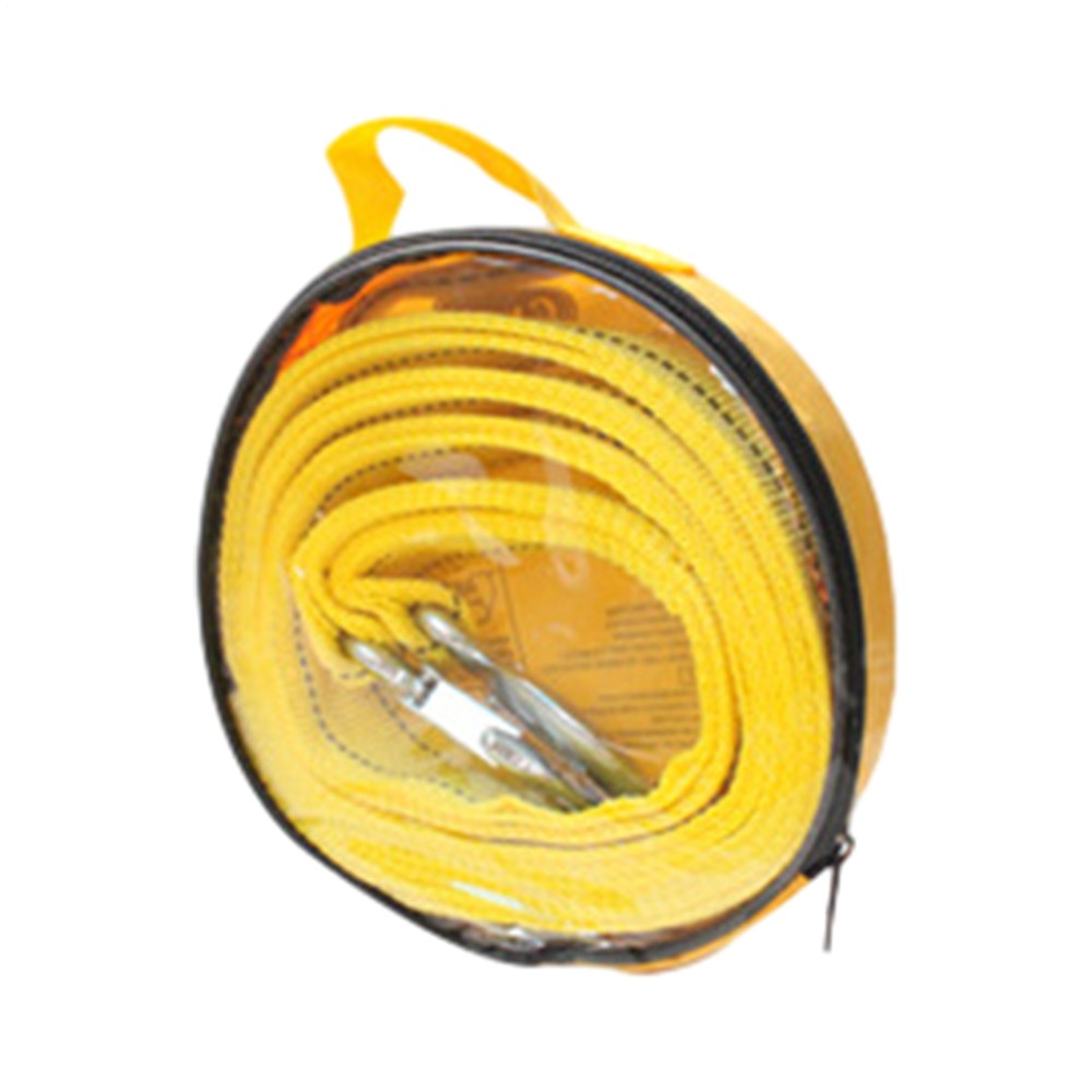 6-8 Ton Heavy Duty Tow Strap with 2 Hooks for Vehicle Recovery Emergency