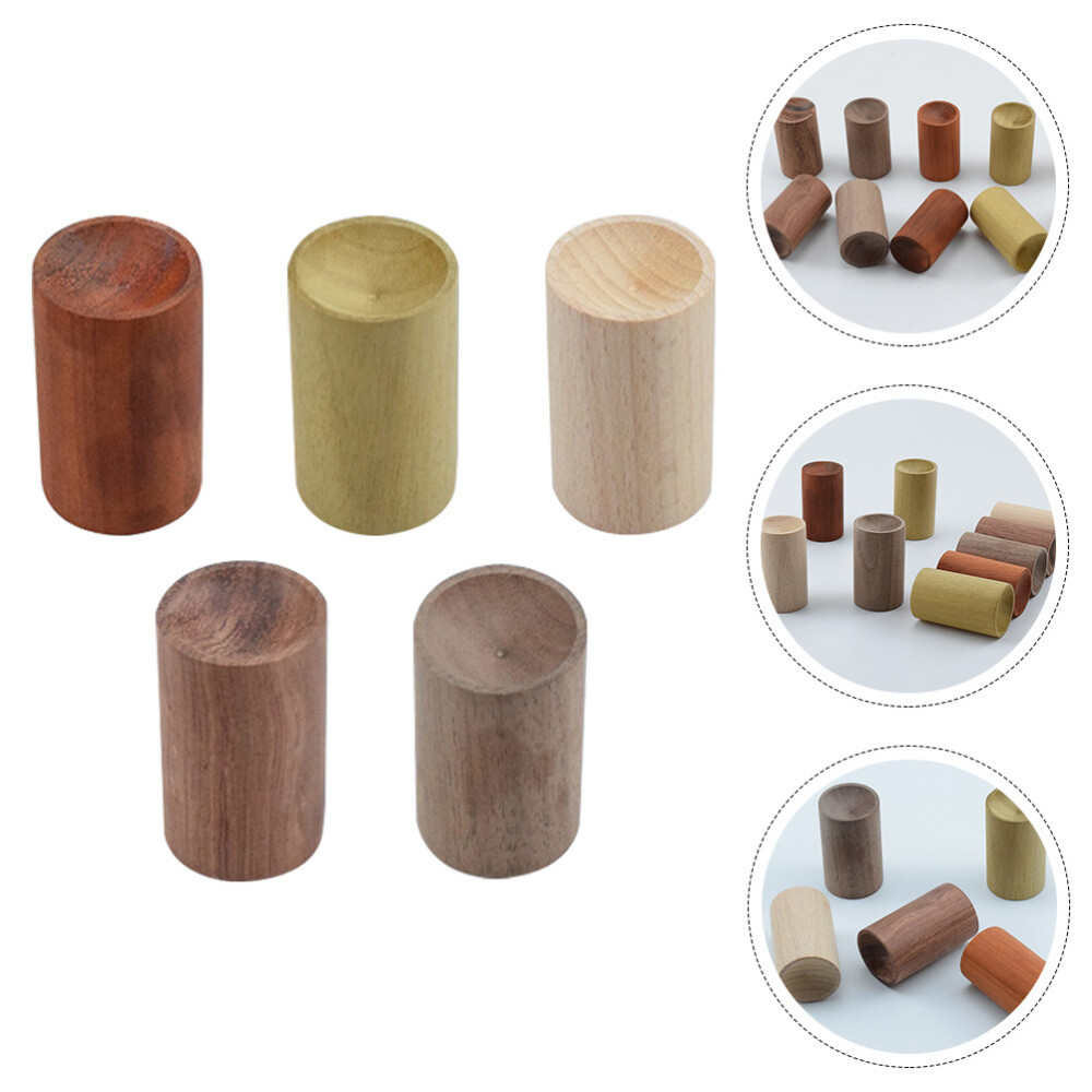 5Pcs Wood Oil Diffuser Essential Oil Diffuser Wood Car Essential Oil Diffuser