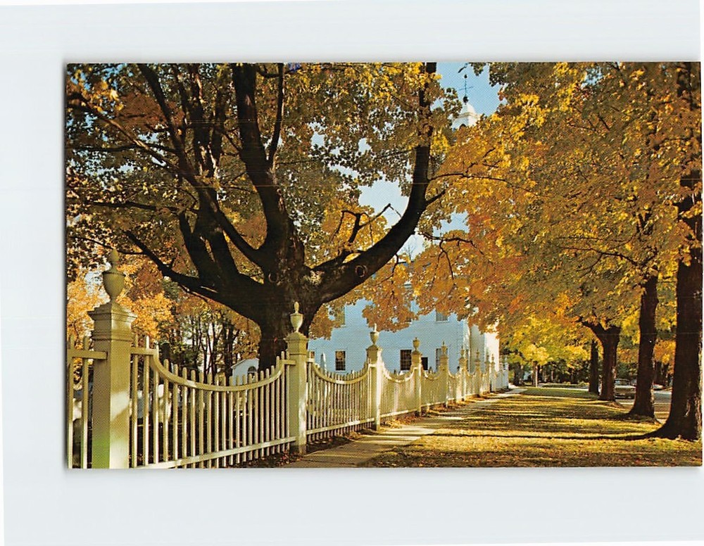 Postcard The Old First Church Bennington Vermont USA