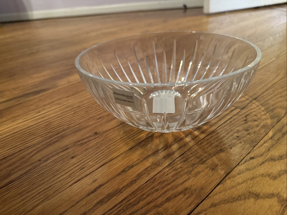 Reed & Barton SoHo Crystal 8 1/2 Inch Bowl - NEVER USED STILL HAS STICKERS