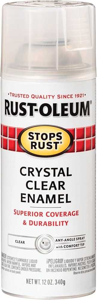 Rust-Oleum 12 oz Gloss Crystal Clear Stops Rust Protective Spray Paint