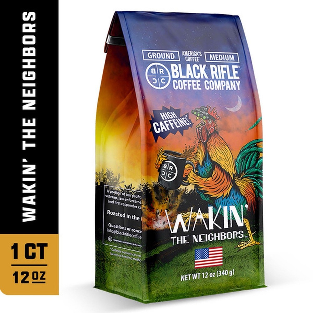 Black Rifle Coffee Company Wakin the Neighbors Ground Coffee 12 oz