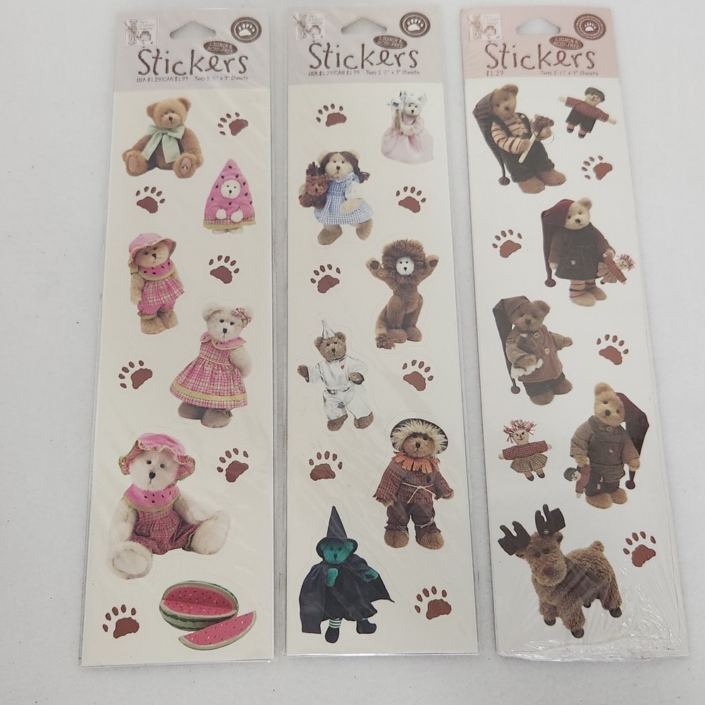 Vintage Boyd's Bear Lil Sumptin Acid-Free Stickers by Sugarmelons Sealed-image