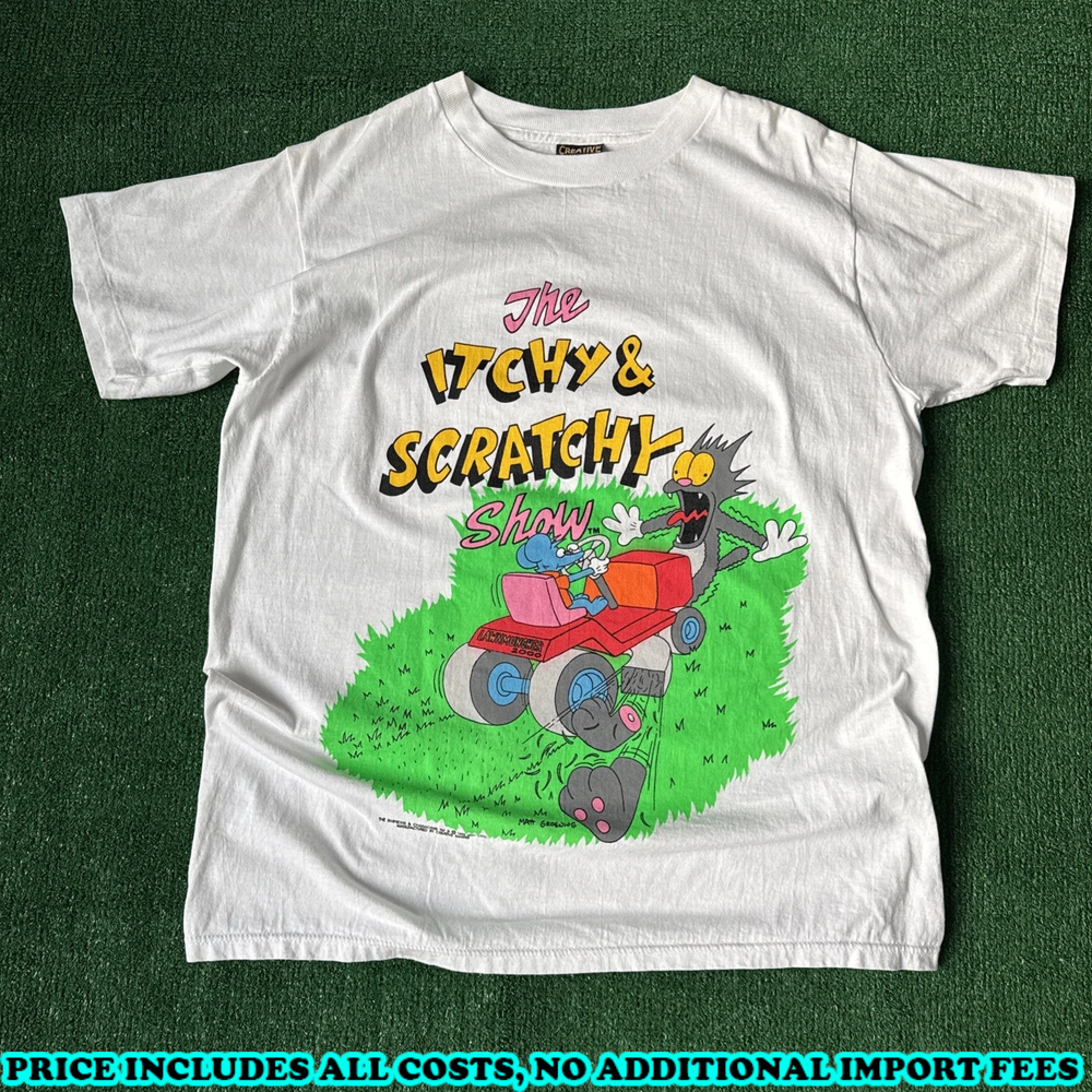 The Itchy and Scratchy Creative Images T-shirt S to 5XL BA360 FREE SHIPPING