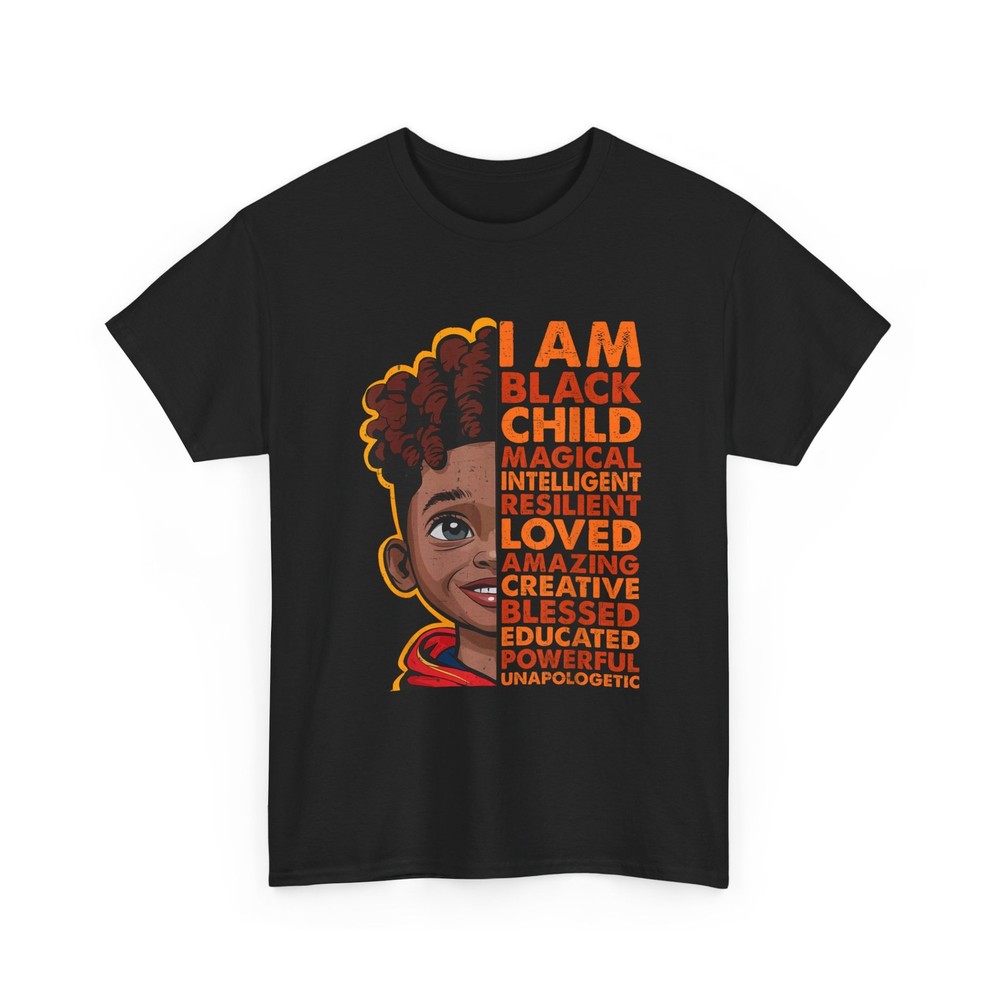 I Am Black History Month Shirt, Kids Boys African American Pride T-Shirt