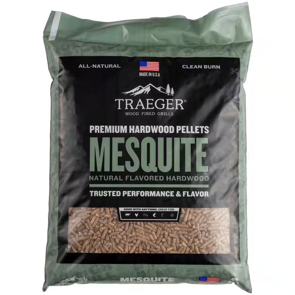 Mesquite All-Natural Wood Grilling Pellets (20 Lb. Bag)