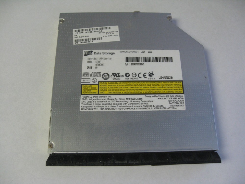 Toshiba L505-S5965 8X DVD±RW SATA Burner Drive GT20F V000180510 A82-07