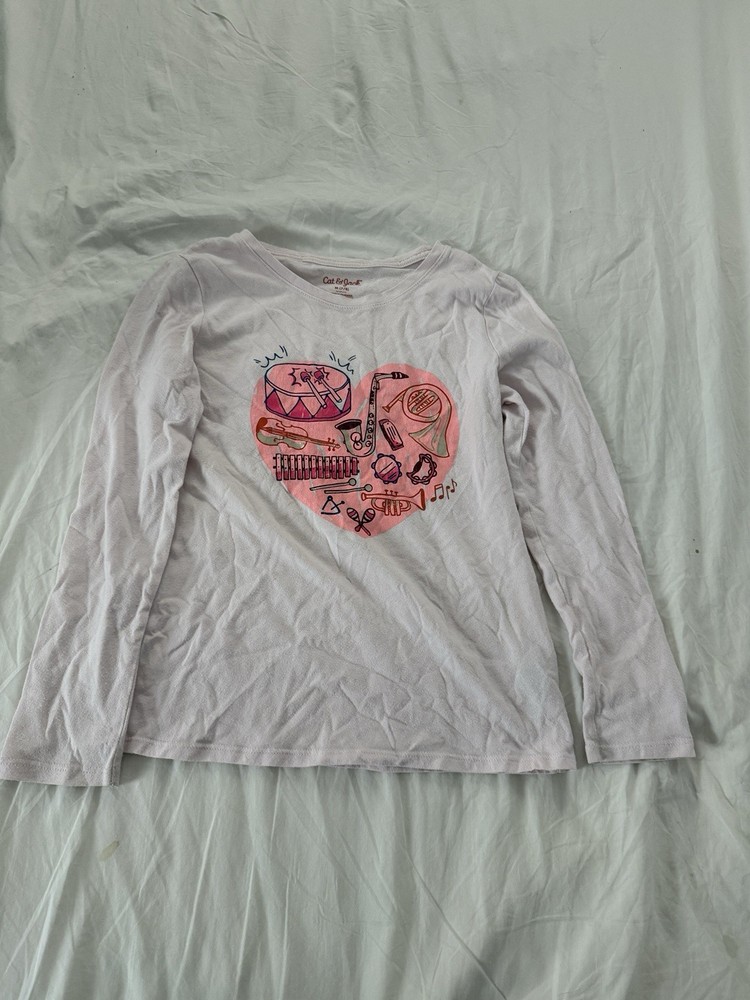 Girls Long Sleeve Cat & Jack t shirt Size 8