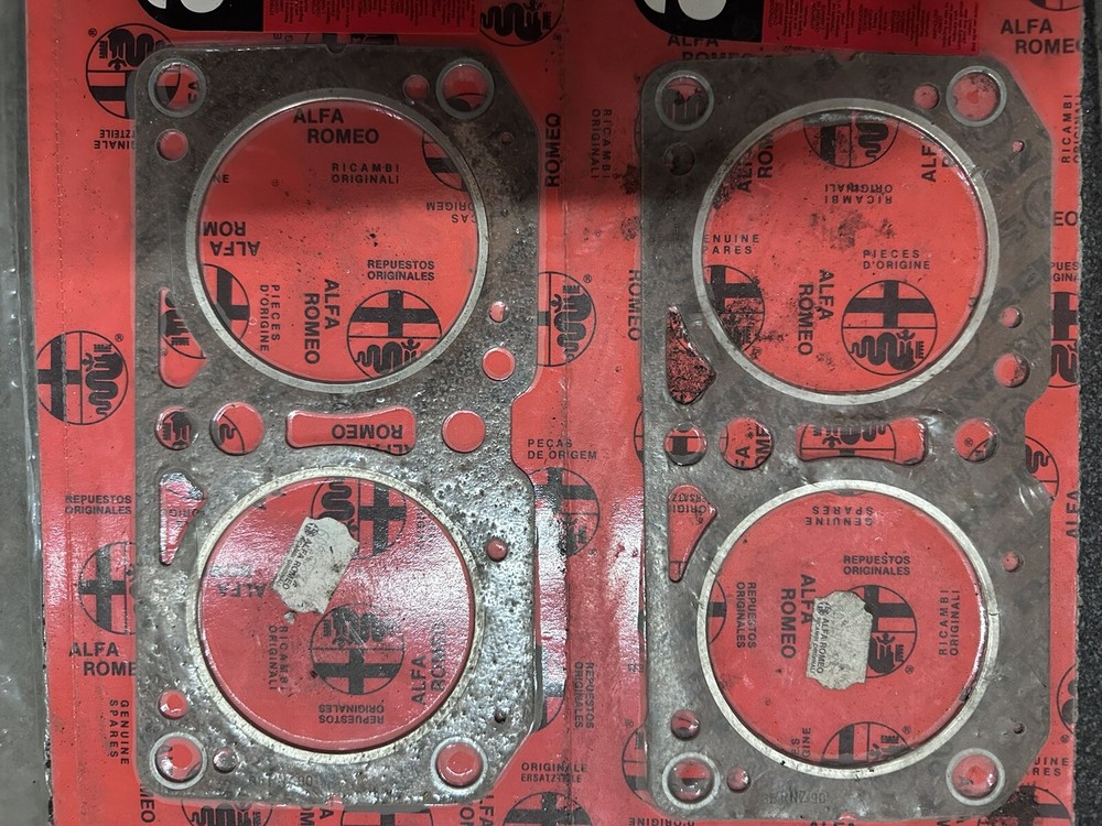 COPPIA GUARNIZIONE TESTATA TESTA CILINDRO ALFA ROMEO 33 1700 60549557 ORIGINALE