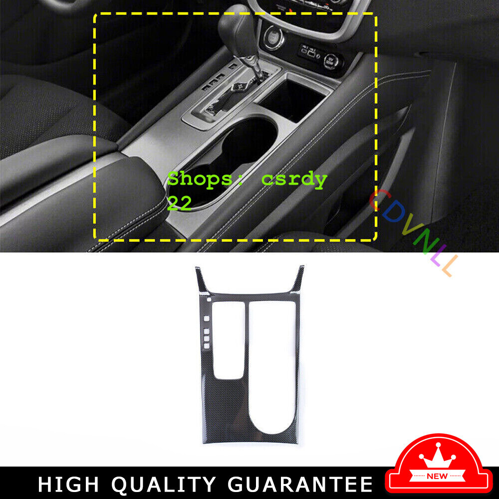 Central Console Gear Shift Frame For Nissan Murano 2015-2023 Steel Carbon Fiber