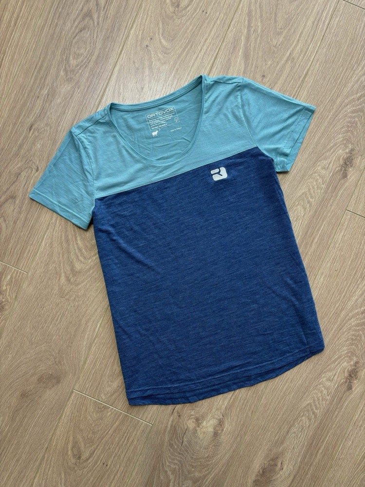 Ortovox Wool Thermo Top Shirt Women's Blue Size L Merino Wool