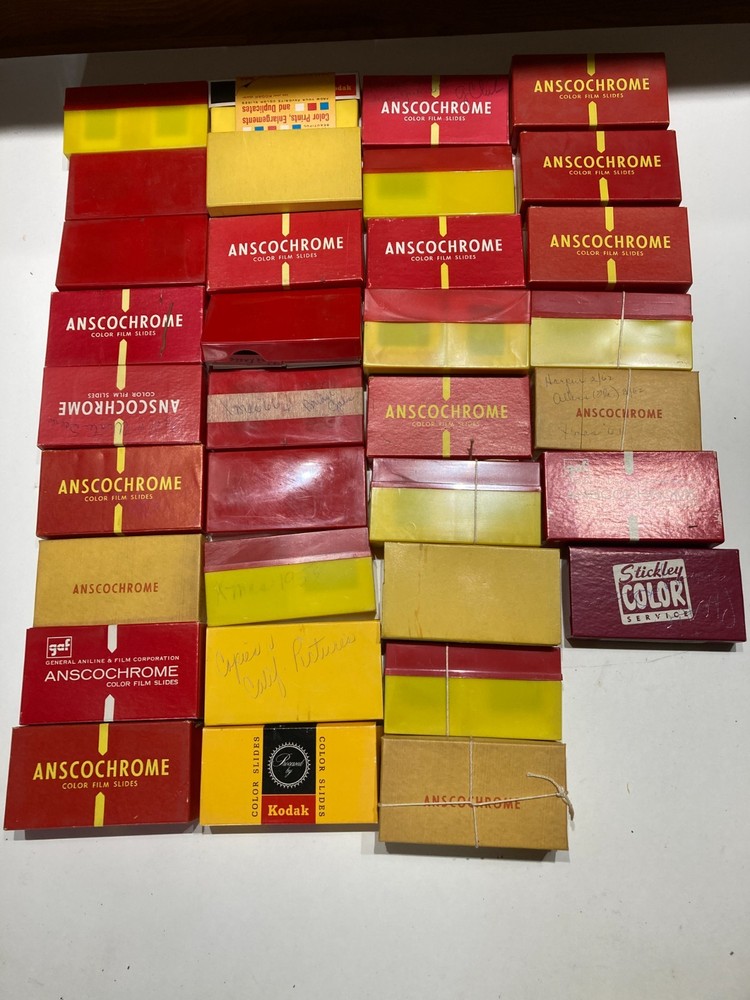 Vintage Slides Ansco Massive Lot
