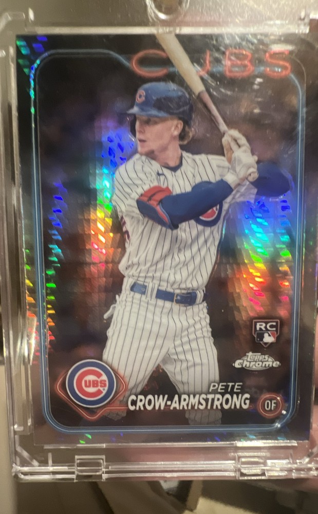 2024 Topps Chrome - Pete Crow-Armstrong #16 Prism Refractor (RC)