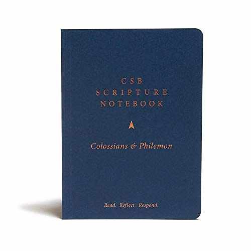 CSB Scripture Notebook, Colossians and - Paperback, by CSB Bibles by - Very Good