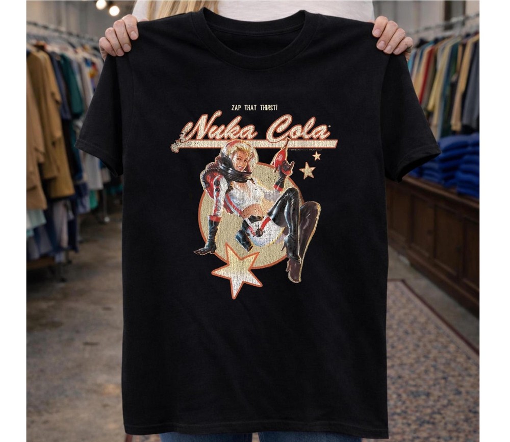 Fallout Retro Nuka Cola Ad T-Shirt, Fan gift