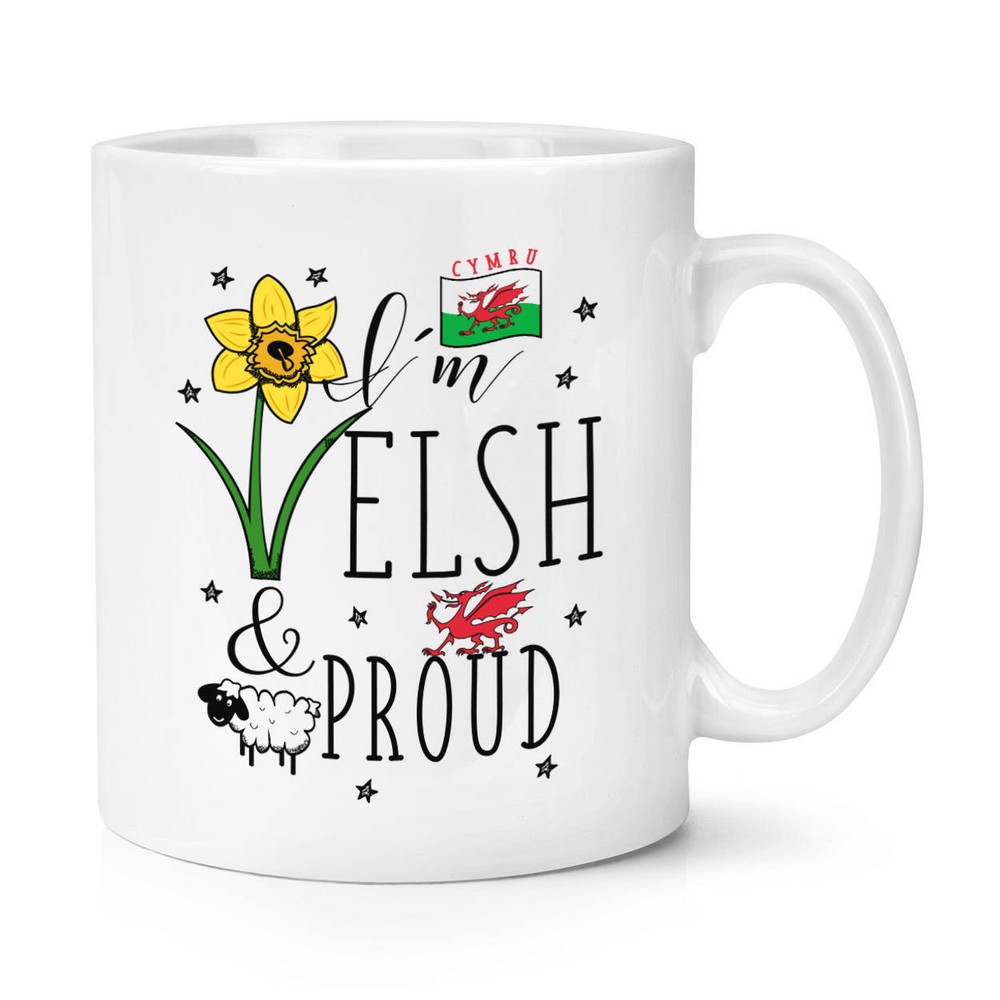Welsh Pride Funny Coffee Mug National Themed Tea Cup  