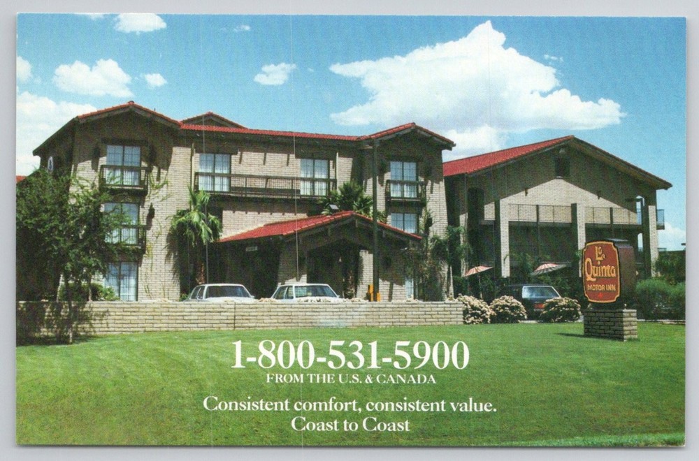 La Quinta Motor Inn Vintage Postcard - Southwestern Architecture, 1970s-80s