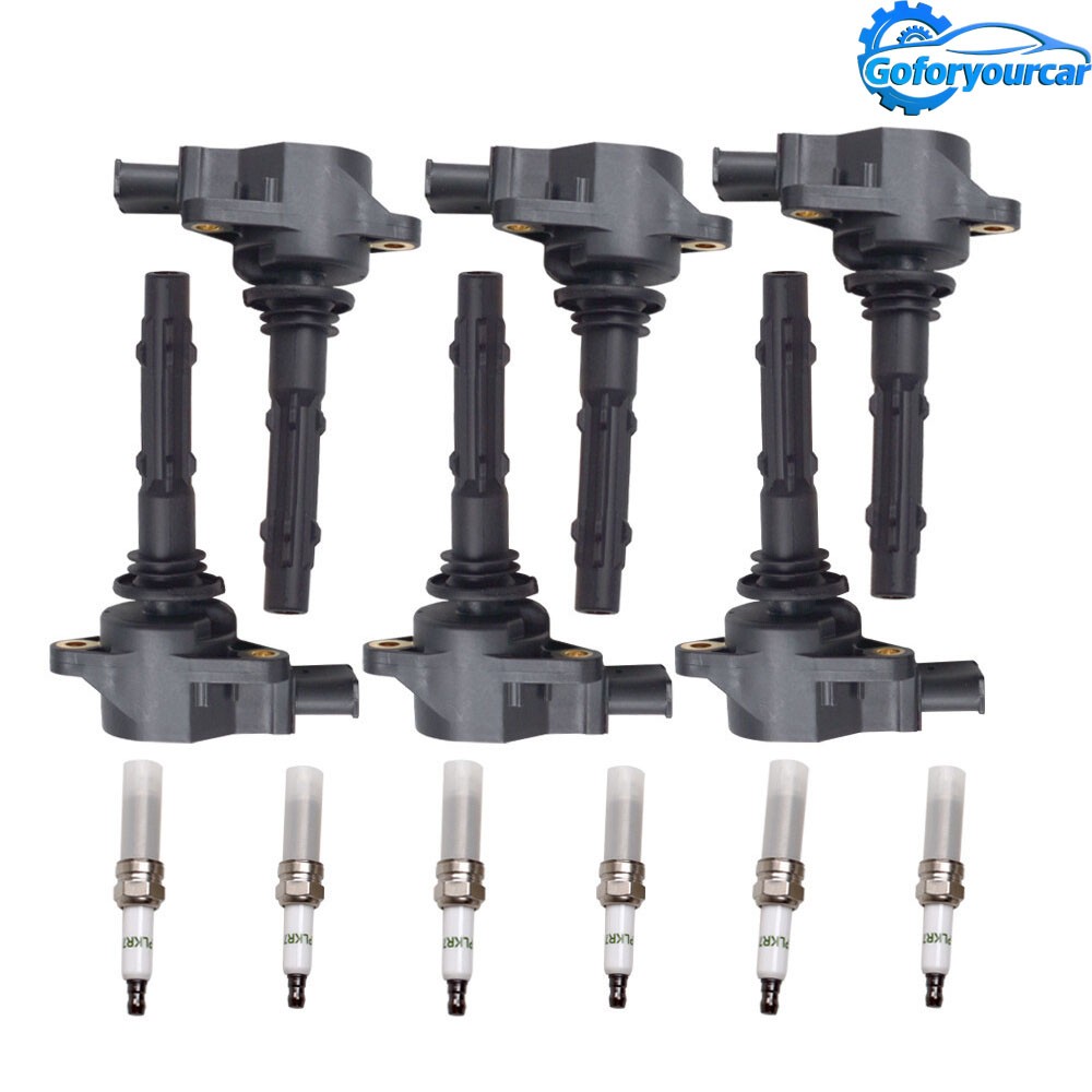 6 Ignition Coil & Spark Plug For Mercedes-Benz GLK350 E350 C300 C350 ML350 UF535