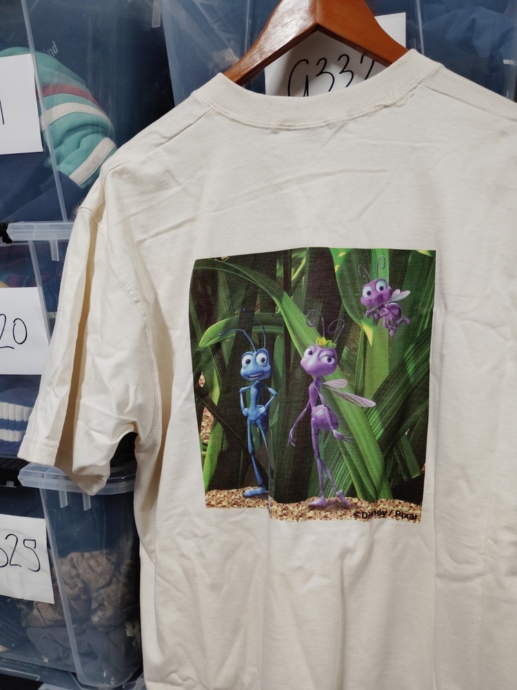 Vtg Bugs Life Disney Pixar Shirt Size L 90s Has Wear. Nostalgia A348