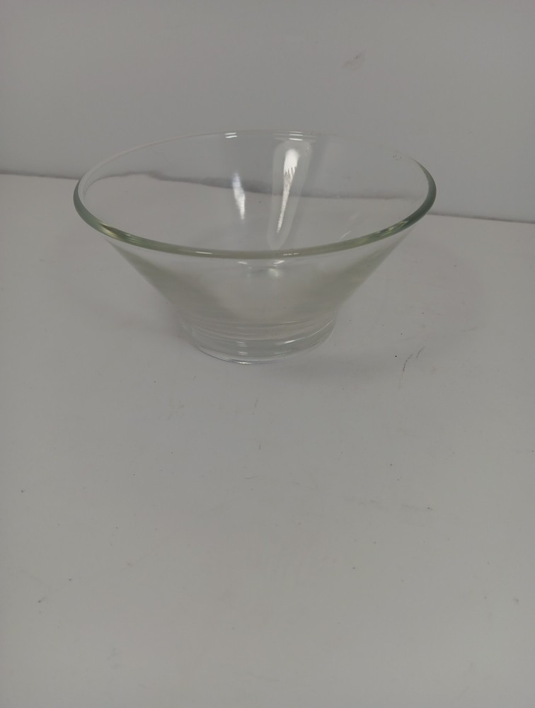 Princess House Heritage Glass Bowl Floral Etched Tapered Side Dish