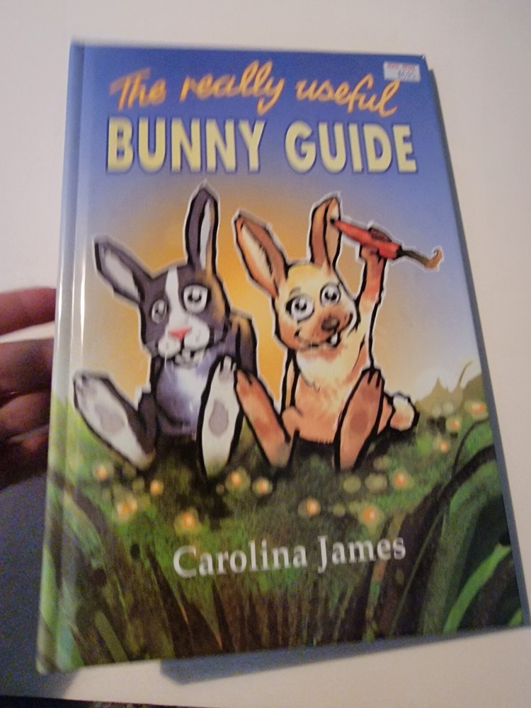 The Really Useful Bunny Guide hardcover, Carolina James VTG 1997 Kingdom Books