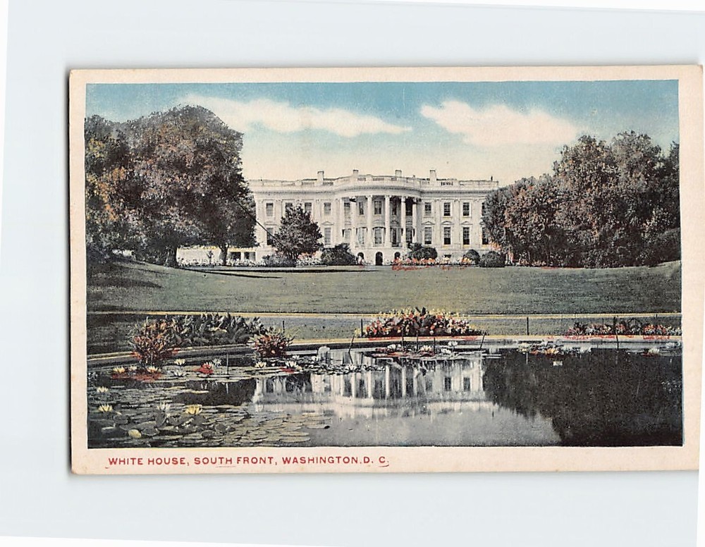 Postcard White House Washington DC USA