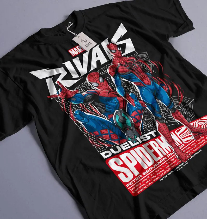 MVC: Clash Of Super Heroes Half Portraits Premium Anime Unisex T-Shirt