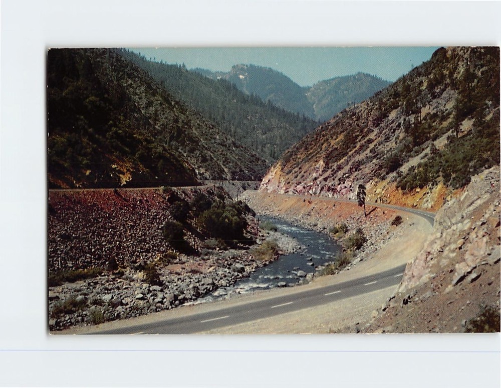 Postcard Feather River Canyon California USA
