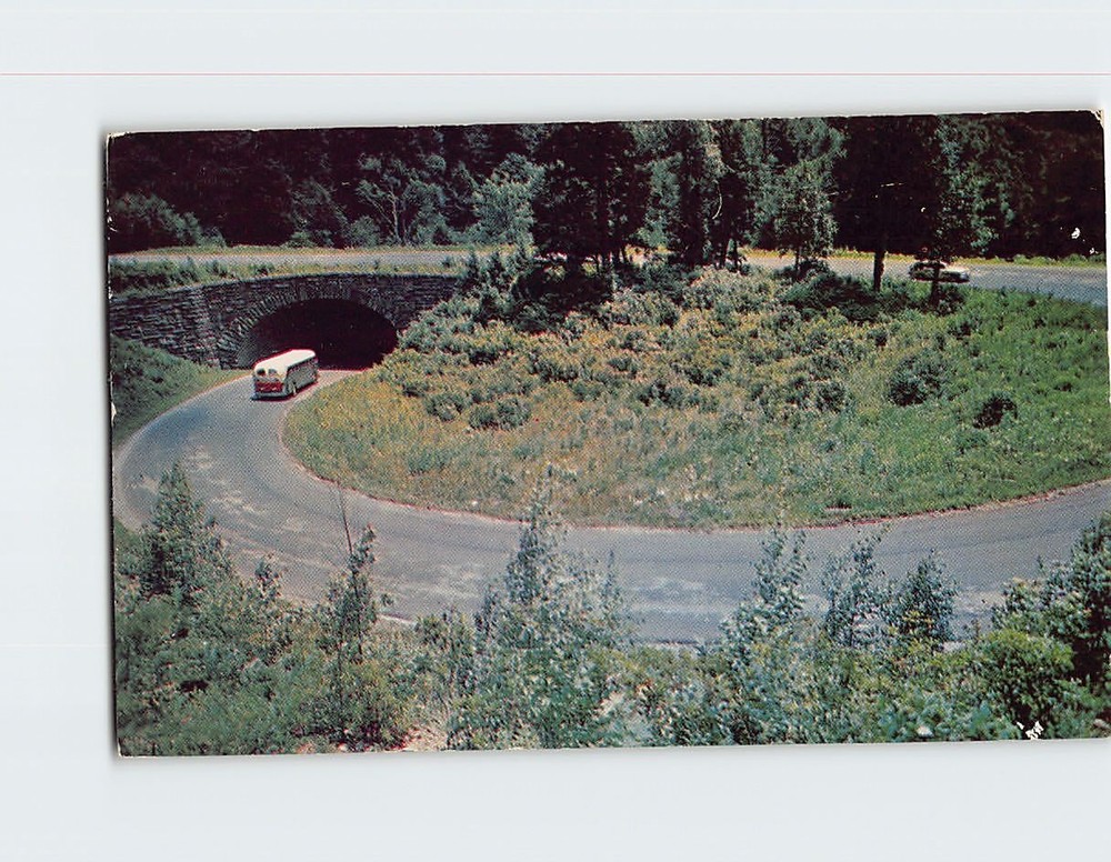 Postcard The Loop over in the Great Smoky Mountains National Park Tennessee USA