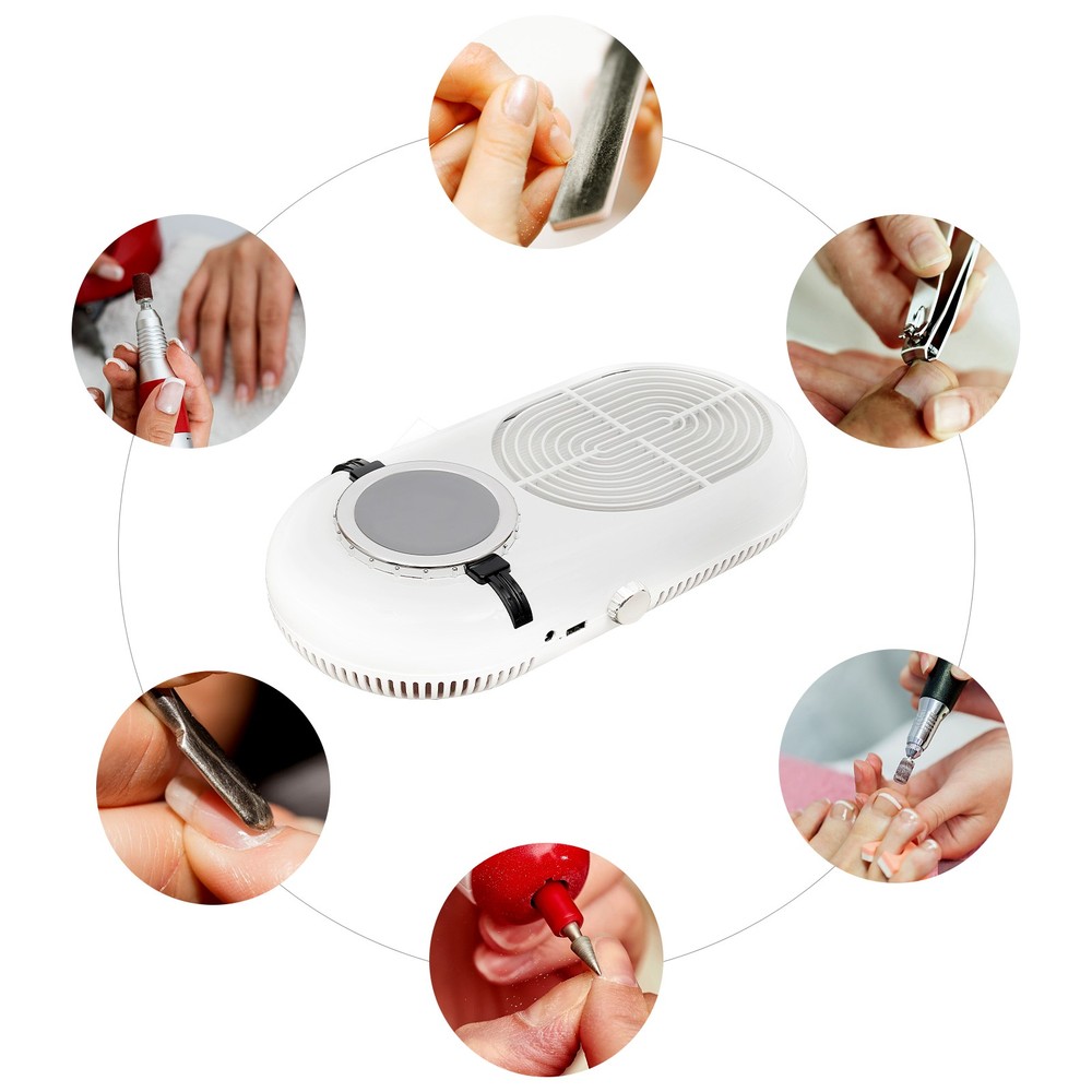 Nail Dust Collector,Compact Vacuum Fan Dust Collector for Nail Working