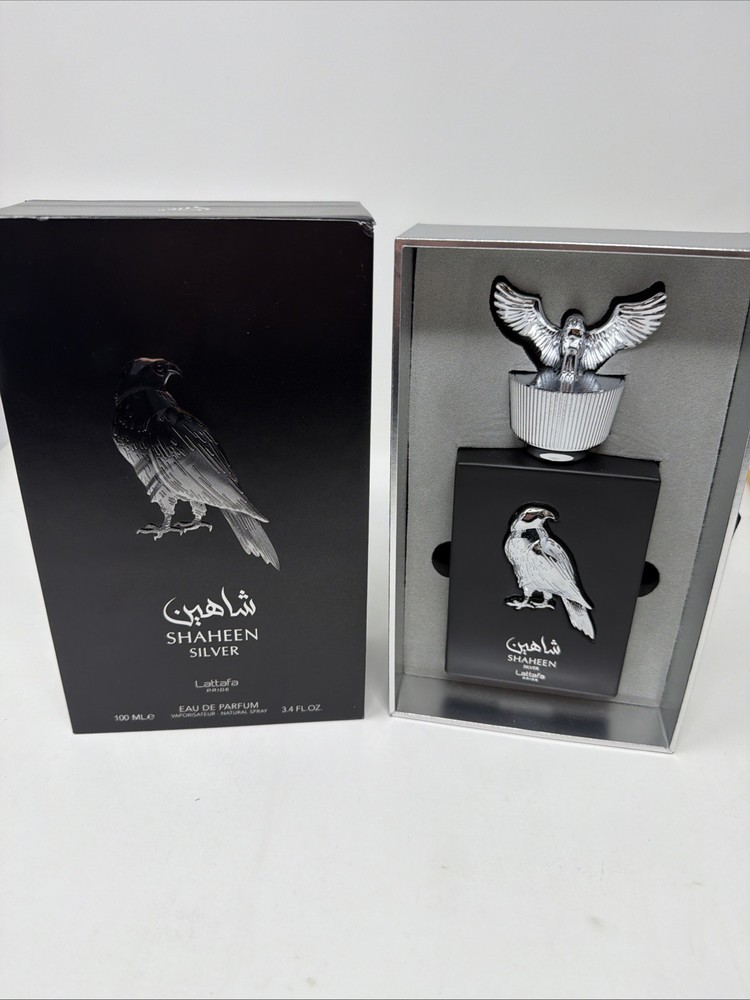 Lattafa Pride Shaheen Silver Eau de Parfum EDP Spray for Unisex 3.4oz/100m