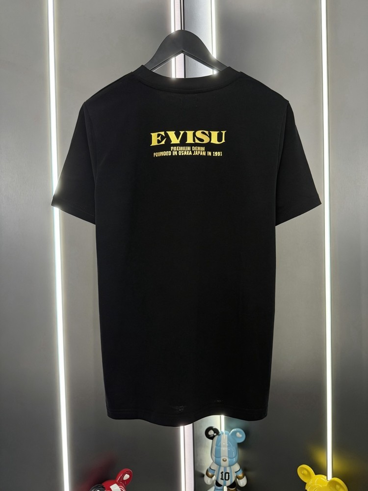 Evisu t shirt tee black/white  S/M/L/XL/XXL