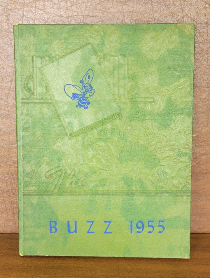 1955 Denham Springs Louisiana High School Yearbook The Buzz Vintage Ephemera