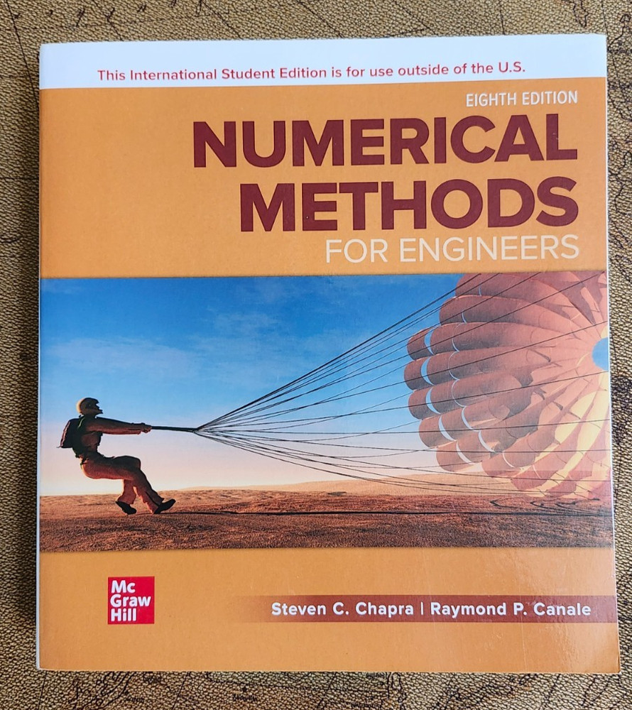 ISE Numerical Methods for Engineers 8th Edition by Steven Chapra Paperback Book