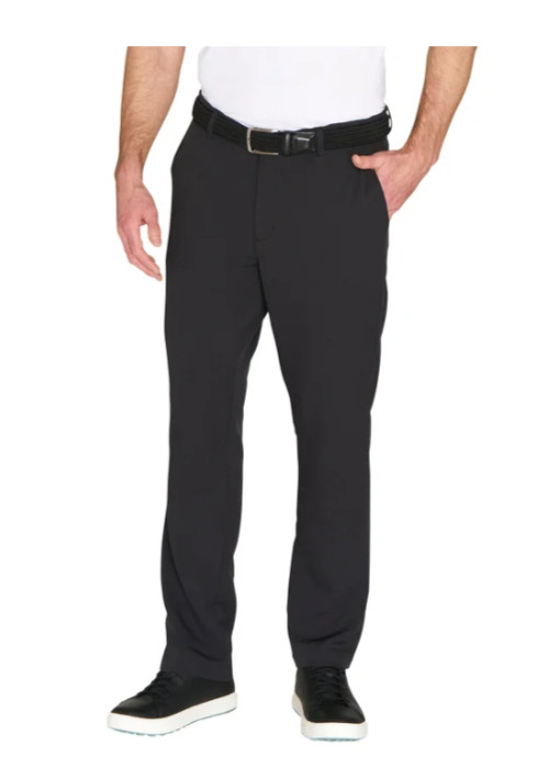 Greg Norman Men's Textured Stretch Chino Pant Black Size 40x29
