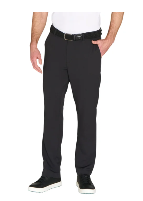 Greg Norman Men's Textured Stretch Chino Pant Black Size 40x30