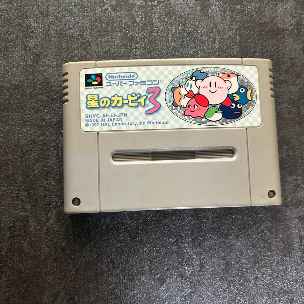 Nintendo Super Famicom Hoshi no Kirby 3 Kirby's Dream Land SFC JAPAN