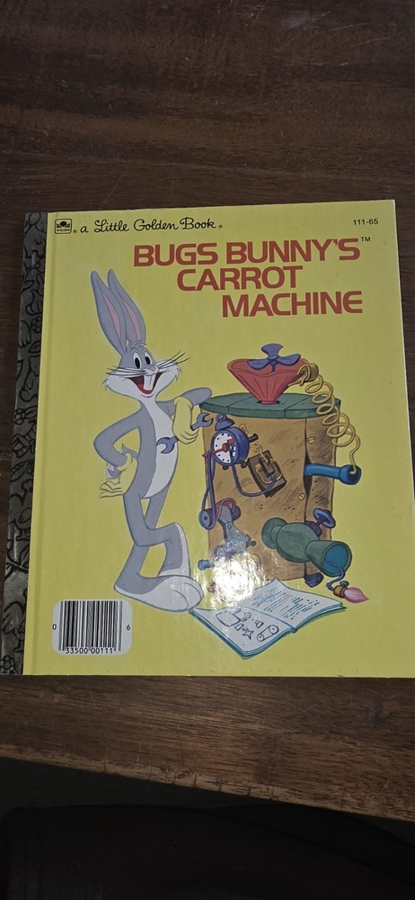 Vintage A Little Golden Book Bugs Bunny’s Carrot Machine 111-65 1990 #1105