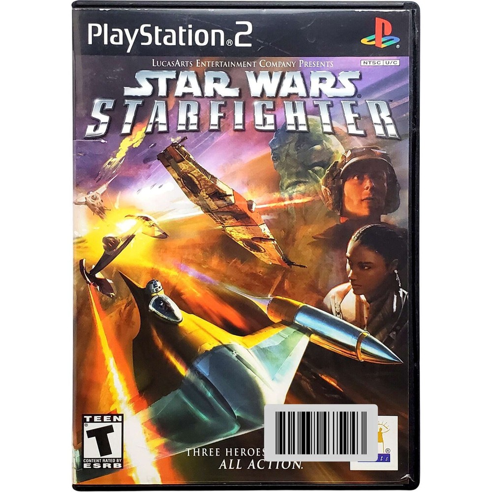 Star Wars Starfighter - Sony Playstation 2 PS2 Tested 1Y Guarantee