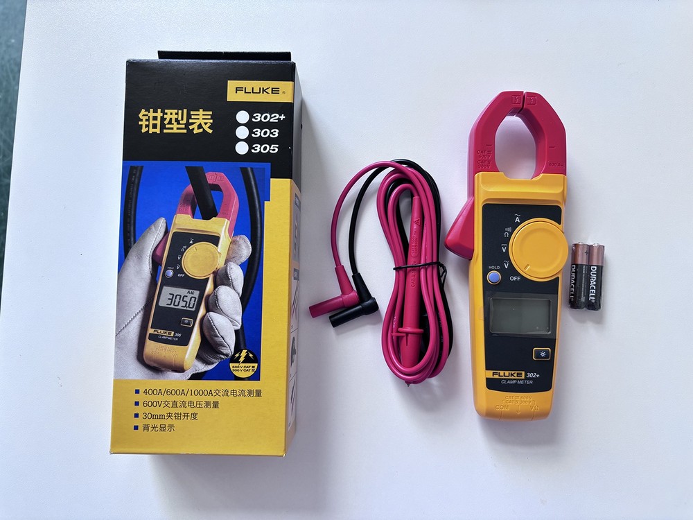 Fluke 302+ AC400A Clamp Meter Tester AC/DC Volt Amp Multimeter Average value