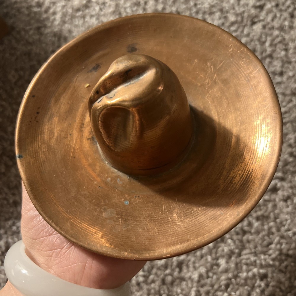 Vintage Handmade Copper Cowboy Hat Southwestern Style Ashtray Trinket Dish