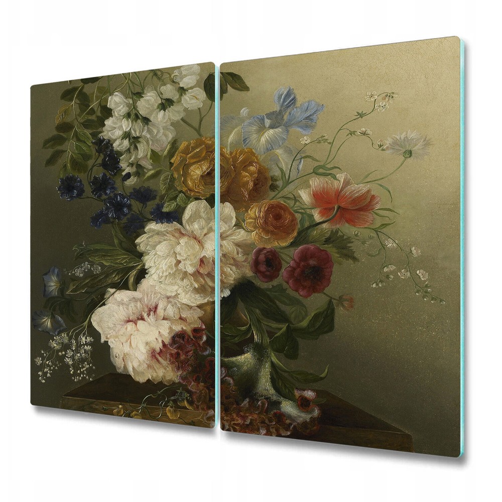 Glass Chopping Board Utensil Board Worktop Saver Still Life Painting 2x30x52