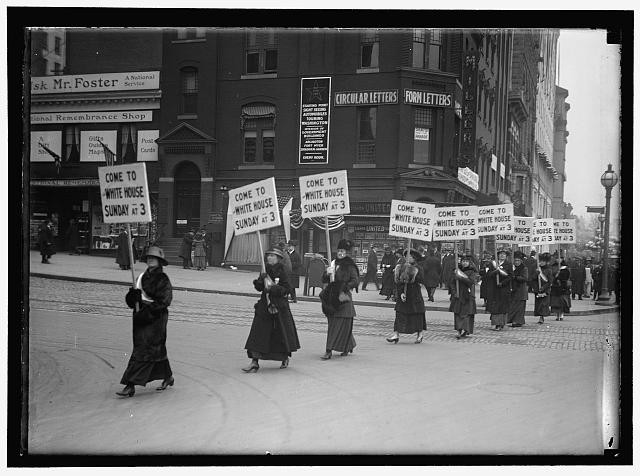 Woman Suffrage Pickets,Women's Rights,Washington,DC,District of Columbia,1917,8