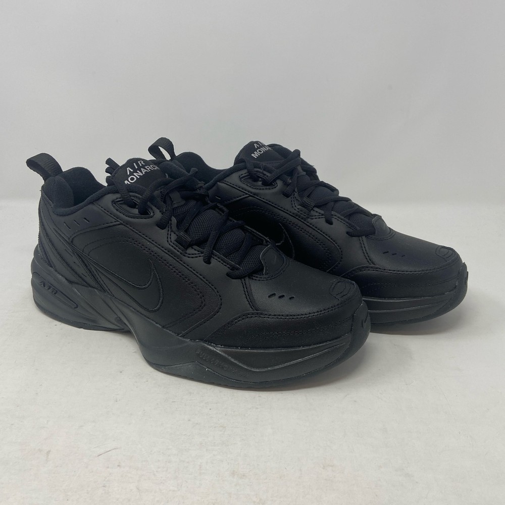 Nike Air Monarch IV Men's Training Shoes Triple Black Size 10.5