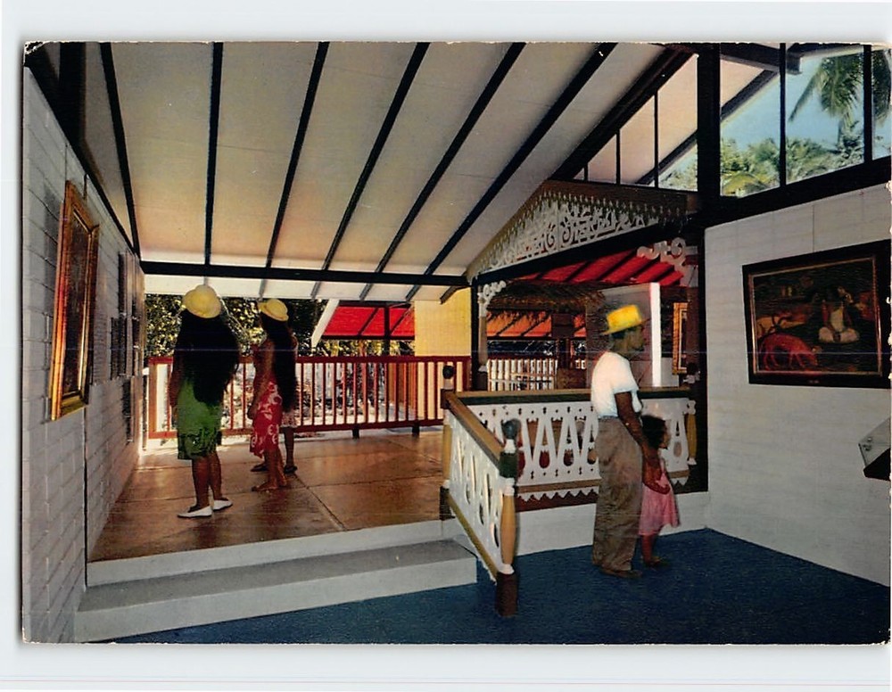 Postcard Gauguin Museum Tahiti French Polynesia